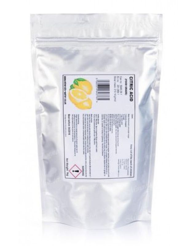 Citric Acid, Sitronsyre 20 gram