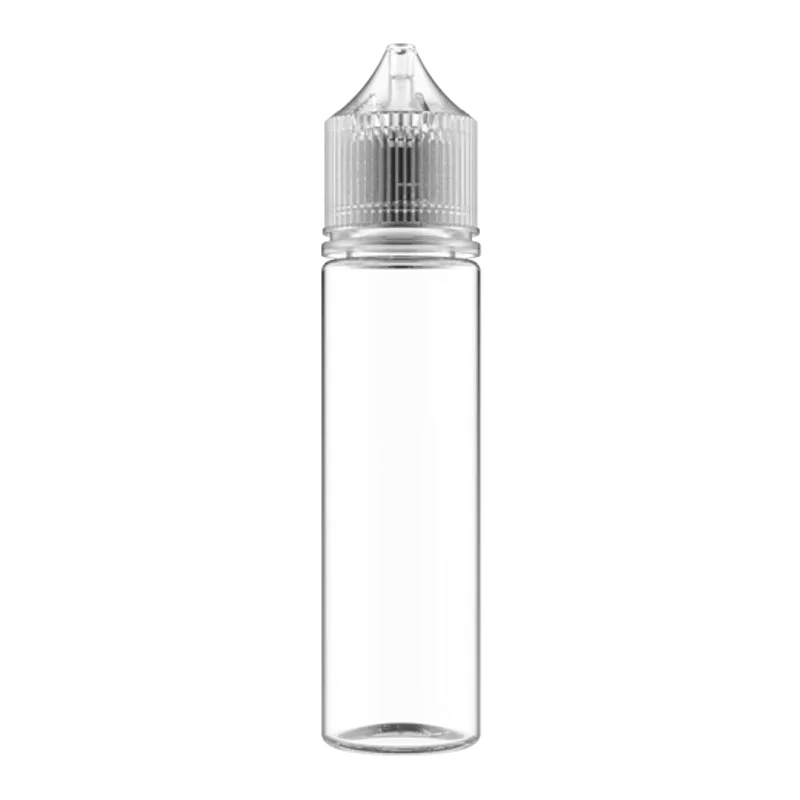 60ml PET Gorilla plastflaske (blå kork) - 5stk