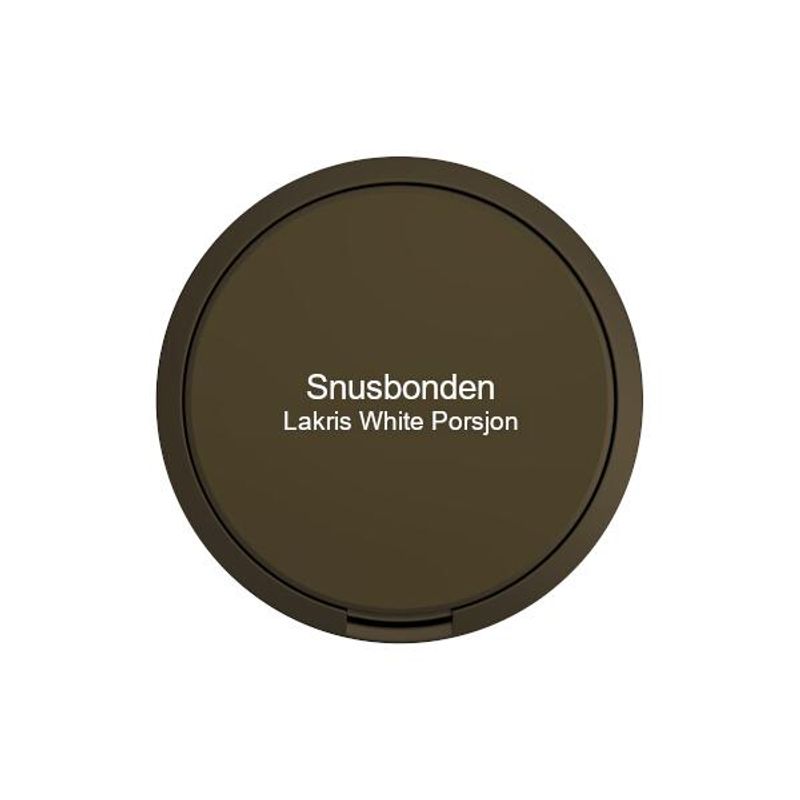 Snusbonden - Lakris White
