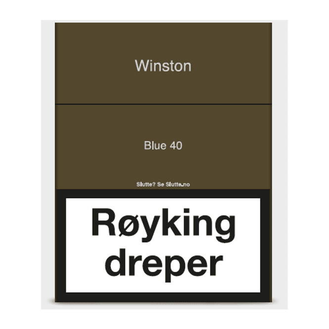 Hovedbilde Winston Blue, Sigaretter 40p