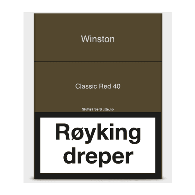 Hovedbilde Winston Classic Red, Sigaretter 40p