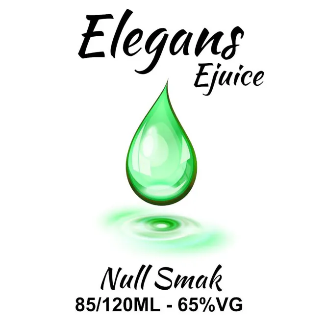 Hovedbilde Elegans - Null Smak, Ejuice 85/120ml 